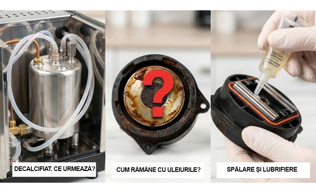 Decalcifiere finalizată? Acum hai să ungem mecanismul