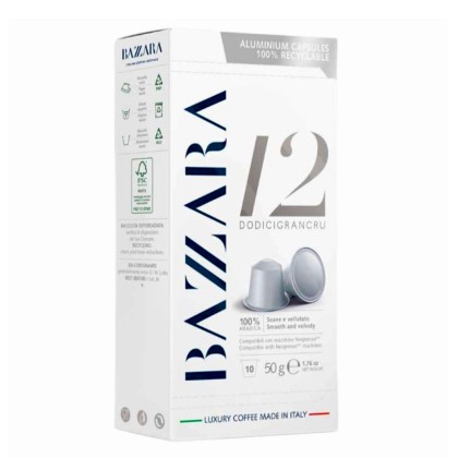 Bazzara Dodicigrancru Smooth & Velvety 50 g Nespresso
