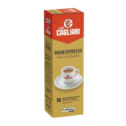 Cagliari Gran Espresso Cafea Capsule Dulce și Aromată 10 capsule 80g