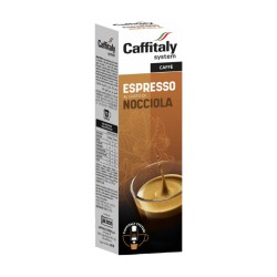 Caffitaly Espresso Nocciola Coffee Capsules Hazelnut Flavor 10 x 8 g