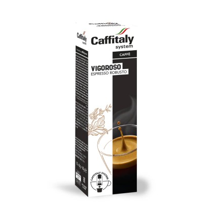 Caffitaly Vigoroso Coffee Capsules Espresso Deciso 10 x 8 g