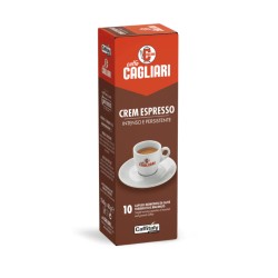 Cagliari Crem Espresso Интенсивный и Стойкий Вкус 10 капсул