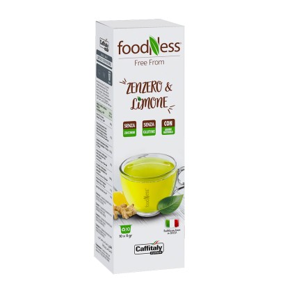 Foodness Zenzero e Limone Растворимый Напиток Имбирь и Лимон 10 капсул x 11 г