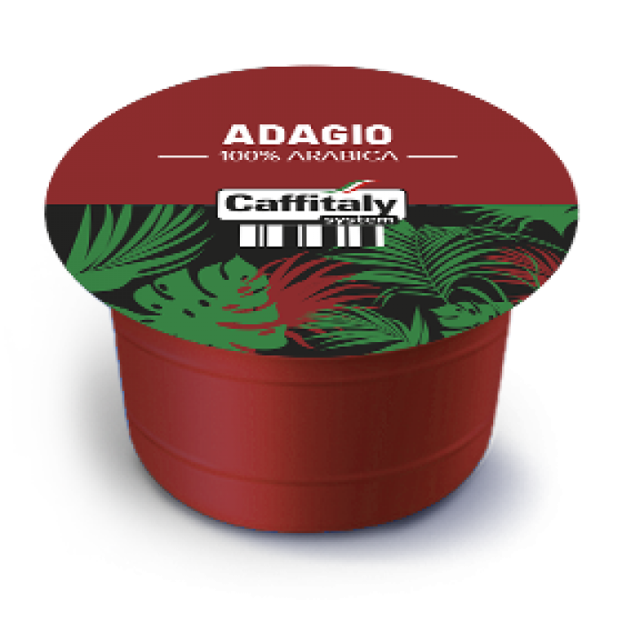 Caffitaly Premium Adagio 100 % Arabica 80 g Caffitaly 10 capsule
