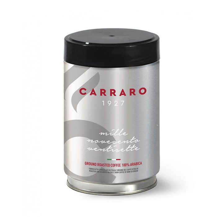 Carraro 1927 Arabica Ground Coffee Tins 250 g