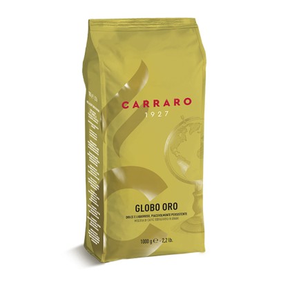 Carraro Globo Oro Кофе Зерна 1000 г Богатый И Сбалансированный