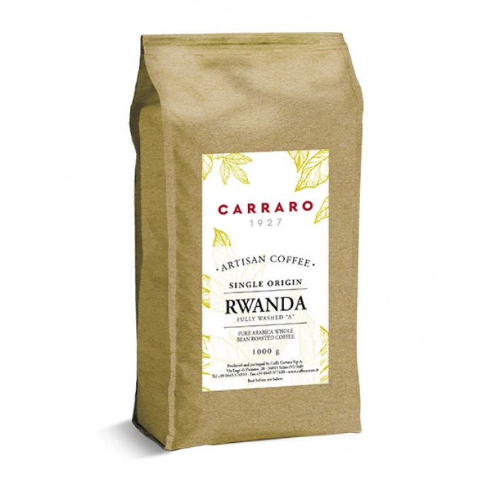 Carraro Rwanda Крафтовый Моносорт 1000 г Кофе Зерна Carraro Rwanda Крафтовый Моносорт 1000 г Кофе Зерна