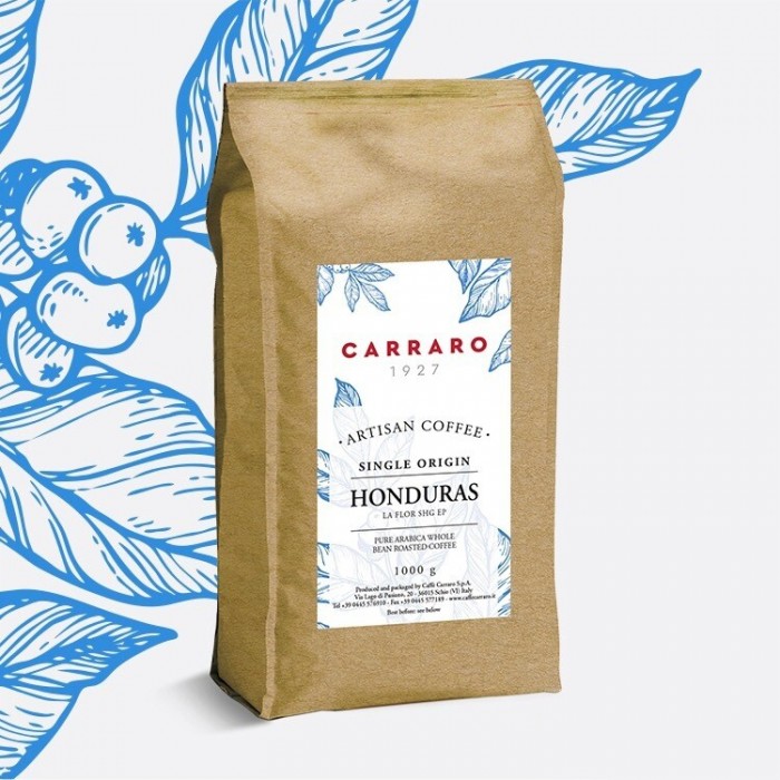 Carraro Honduras La Flor SHG EP 100% Arabica Coffee Beans 1kg Carraro Honduras La Flor SHG EP 100% Arabica Coffee Beans 1kg