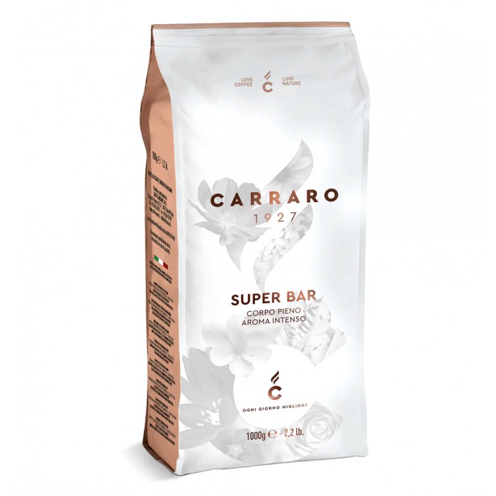Carraro Super Bar Cafea Boabe 1000 g