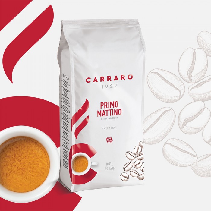 Carraro Primo Mattino Early Morning 1000 g Coffee Beans
