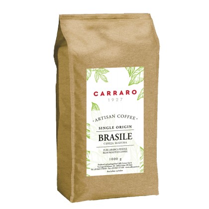 Carraro Brasile Artizanală Singură Origine 1000 g Cafea Boabe
