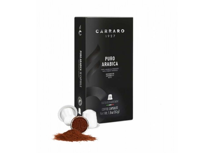 Puro Arabica - 10 capsule compatibili Nespresso®* - Caffè Carraro