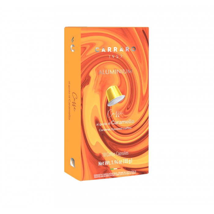 Carraro Caramello Cafea cu Aromă de Caramel 10 Capsule Nespresso Carraro Caramello Cafea cu Aromă de Caramel 10 Capsule Nespresso
