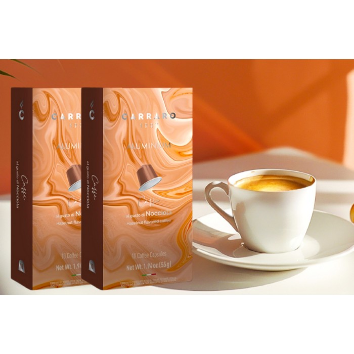 Carraro Nocciola Cafea cu Aromă de Alune 10 Capsule Nespresso Carraro Nocciola Cafea cu Aromă de Alune 10 Capsule Nespresso