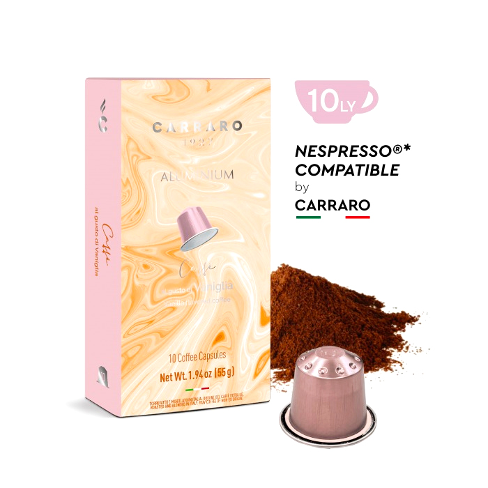 Carraro Vaniglia Cafea cu Aromă de Vanilie 10 Capsule Nespresso Carraro Vaniglia Cafea cu Aromă de Vanilie 10 Capsule Nespresso
