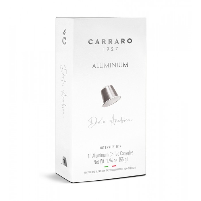 Carraro Dolci Arabica 55 g Nespresso 10 Capsule Aluminiu