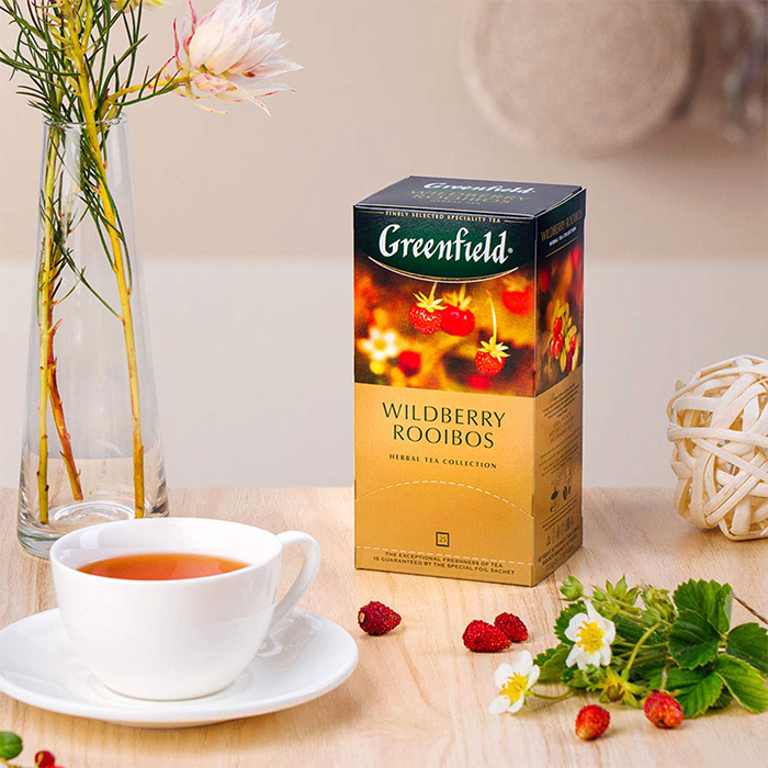 Greenfield Wildberry Rooibos Strawberries and Blueberries 25 x 1,5 g