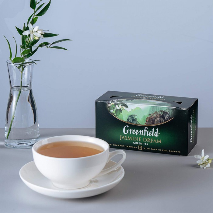 Greenfield Jasmine Dream Natural Aroma 100 x 2 g (Value Pack)
