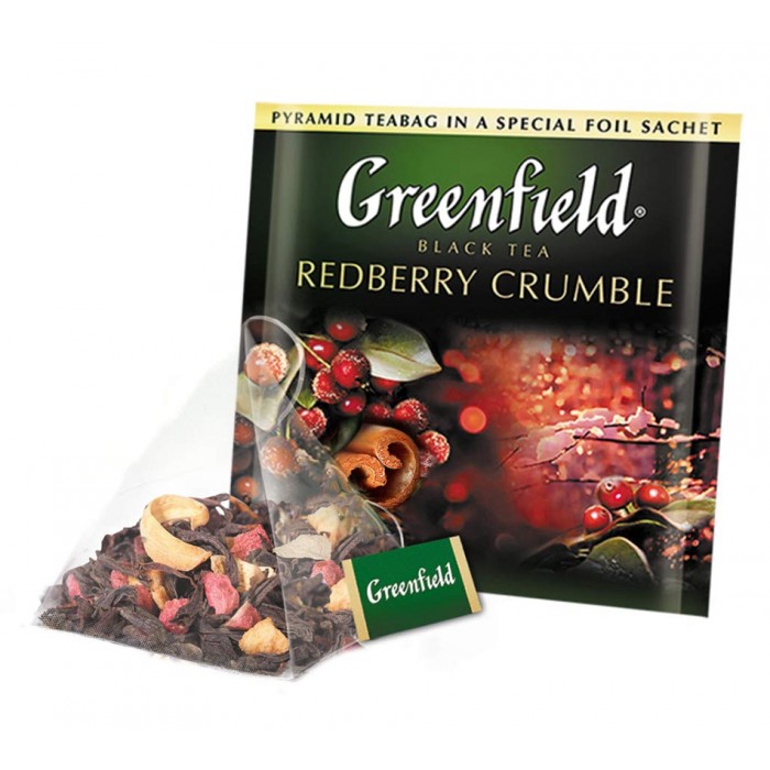 Greenfield Redberry Crumble Freshly Baked Fruit Tart 20 x 2 g