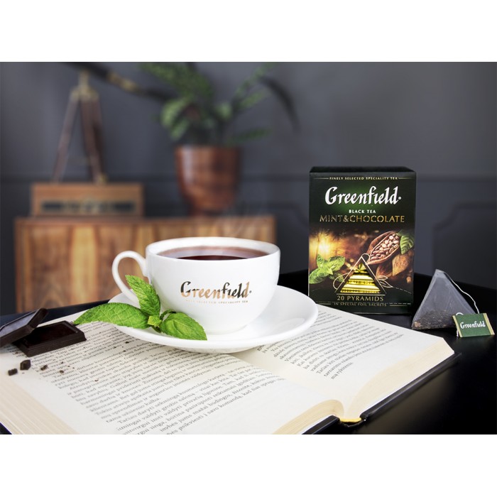 Greenfield Mint & Chocolate Мята и Шоколад 20 x 2 г