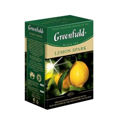 Greenfield Lemon Spark 100 g Ceai Infuzie Răcoritor cu Note Citrice