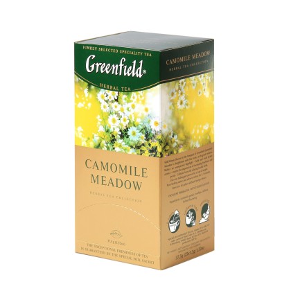 Greenfield Camomile Meadow 25 x 1.5 г Успокаивающий Чай Пакетированный