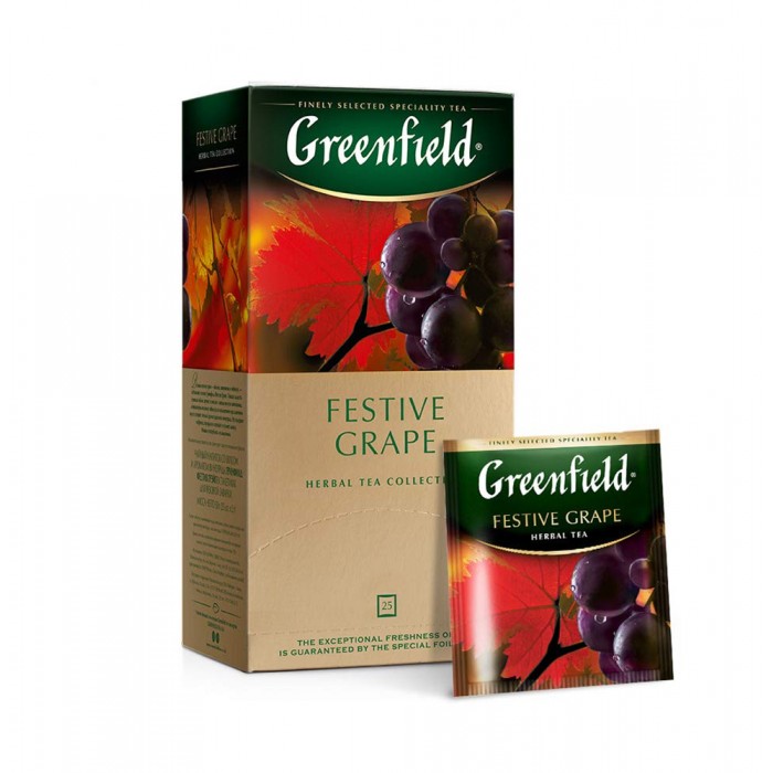 Greenfield Festive Grape Яблоко, Шиповник и Гибискус 25 x 1,5 г