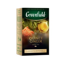 Greenfield Quince Ginger Sweet-and-Sour 100 g Green Tea Infusion