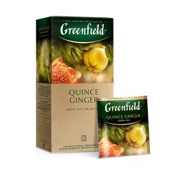 Greenfield Quince Ginger Зеленый Чай Сладко-Кислый 25 x 15 г Пакетированный