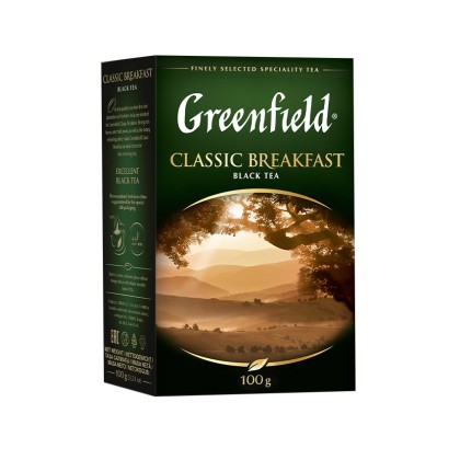 Greenfield Classic Breakfast Dimineață Productivă 100 g Ceai Infuzie