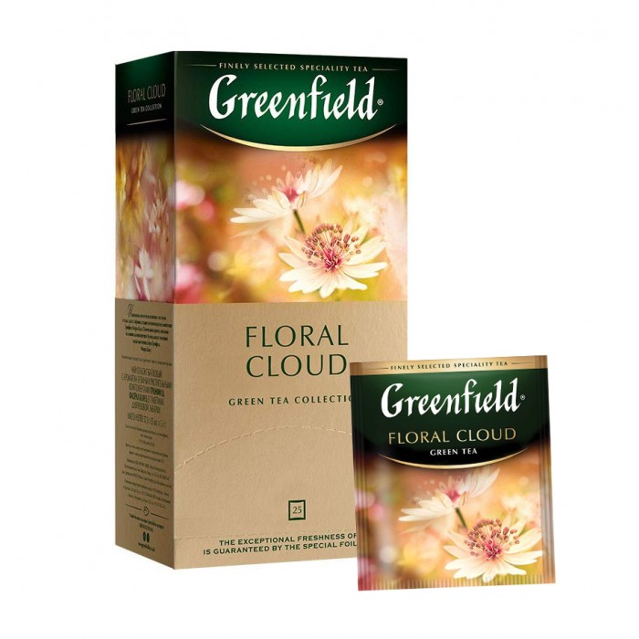 Greenfield Floral Cloud Ansamblu Fin din Fructe și Flori 25 x 1,5 g
