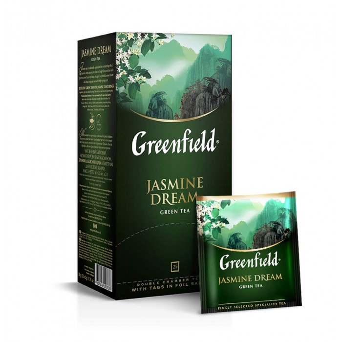 Greenfield Jasmine Dream Aromă Naturală de Iasomie 25 x 2 g