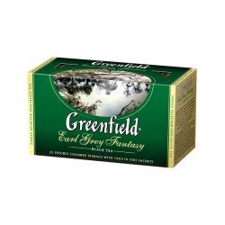 Greenfield Earl Grey Fantasy 25 x 2 g Ceai Negru Pliculețe cu Bergamot