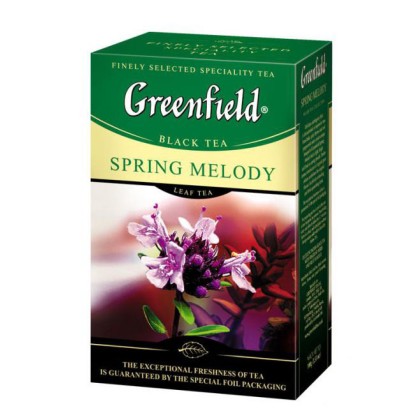 Greenfield Spring Melody 100 г Свежий Зеленый Чай Заварной