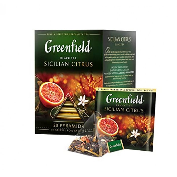 Greenfield Sicilian Citrus Смесь Экзотических Вкусов 20 x 2 г