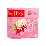 Tess Mix&Share Cocktail Box 3 Улун Шиповник Яблоко Бузина 20 шт Пакетированный Чай 