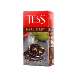 Tess Earl Grey 25 x 1.5 g Ceai Negru Aromat cu Bergamot
