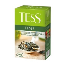 Tess Lime Ceai Verde 100 g Ceai Infuzie Revigorant cu Lămâie