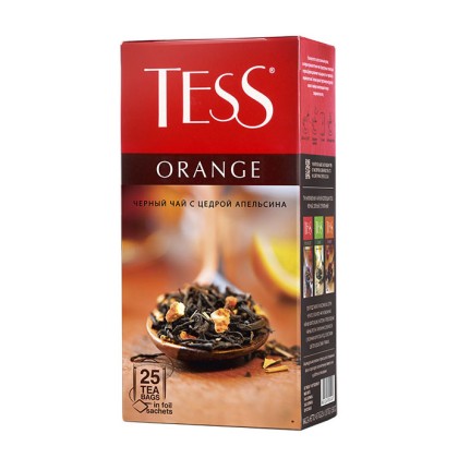 Tess Orange Citrusy Tea Bags 25 x 1.5 g