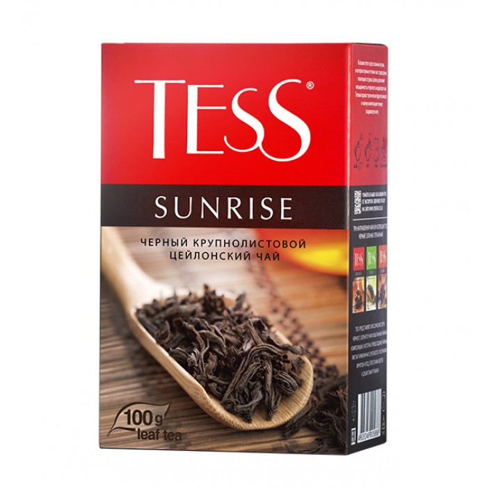 Tess Sunrise Чёрный Чай  Байховый Цейлонский 100 г