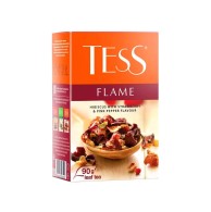 Tess Flame Hibiscus Verbină Căpșună 90 g Ceai Infuzie Fructat Aromat