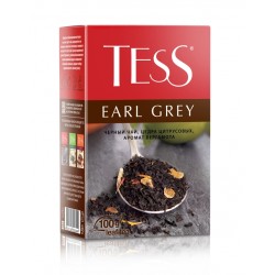 Tess Earl Grey 100 g Ceai Negru Infuzie cu Aromă de Bergamot