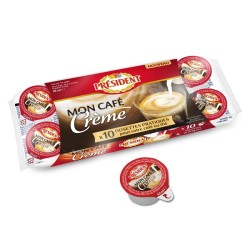 President Сливки 98 г 10 Штук Кремовый Вкус Для Кофе