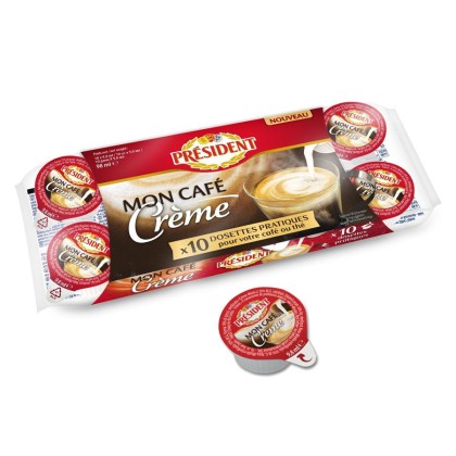 President Frișcă pentru Cafea 10 buc 98 g Textură Catifelată