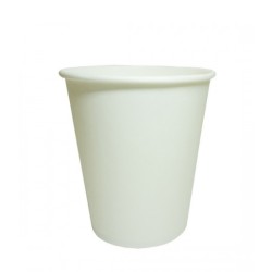 Pahar Carton 250 ml Alb pentru Cappuccino Set 50 Bucăți