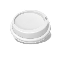 Capace Albe D-9 cm pentru Pahar de Hârtie 400 ml Set 100 Bucăți