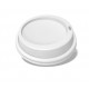 Coffee Cup Lids D-62 mm for Paper Cups 100 ml White 100 pcs