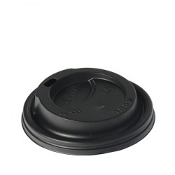 Capace Negre D-8 cm pentru Pahar de Hârtie 250/330 ml Set 100 Bucăți