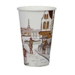 Pahar Carton 330 ml City Latte Set 50 Buc Perfect pentru Latte