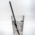PapStar Jumbo Black Reusable Straight Straws Indiv. Wrapped 220 x 7 mm 200 pcs
